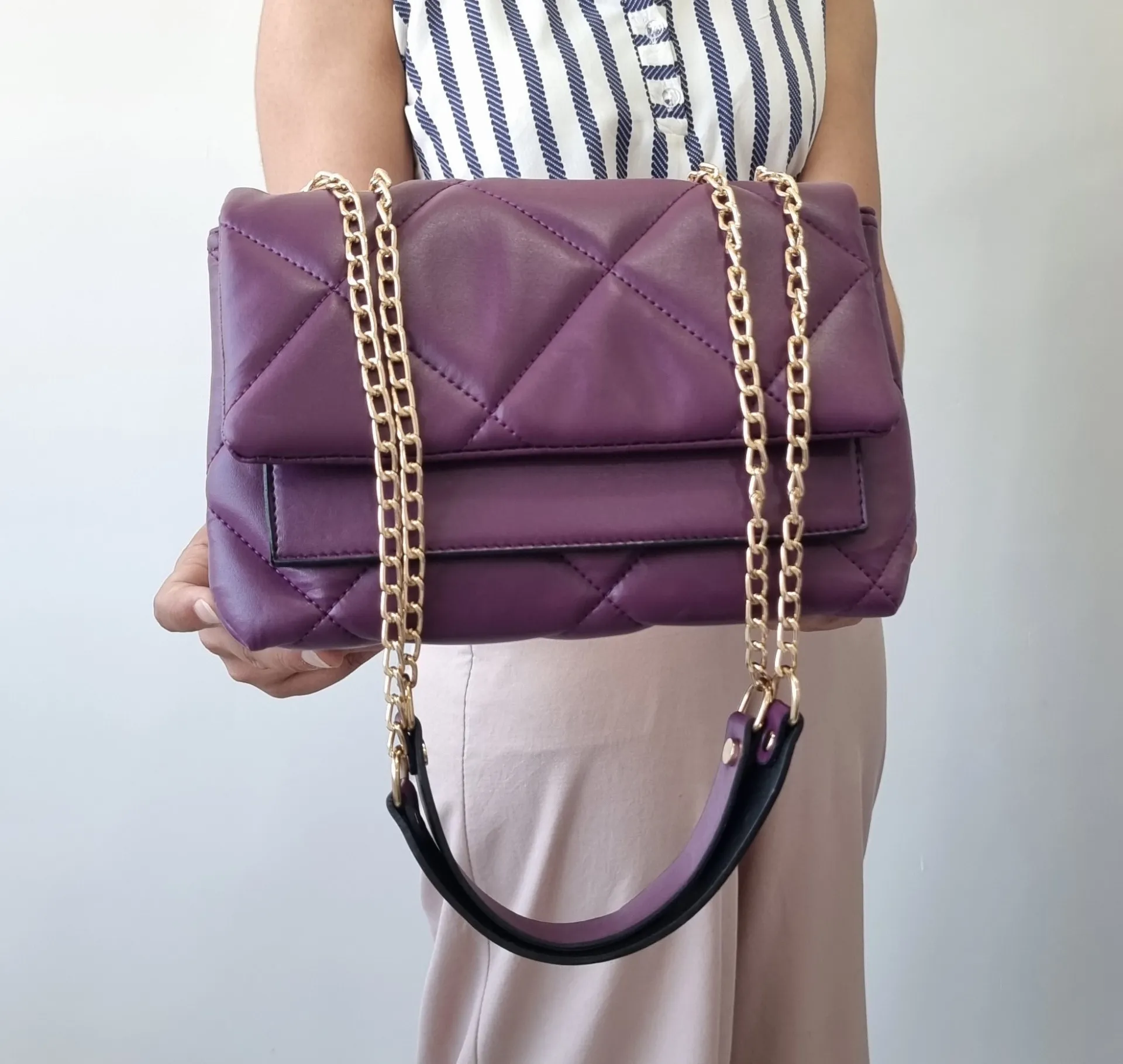Женская сумка SHK Bag MEYZ02 Темно-фиолетовый#3