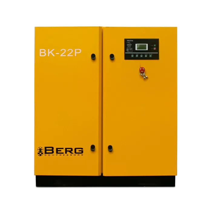 Винтовой компрессор с ременным приводом BERG IP23 ВК-22Р, давление 10 бар#8