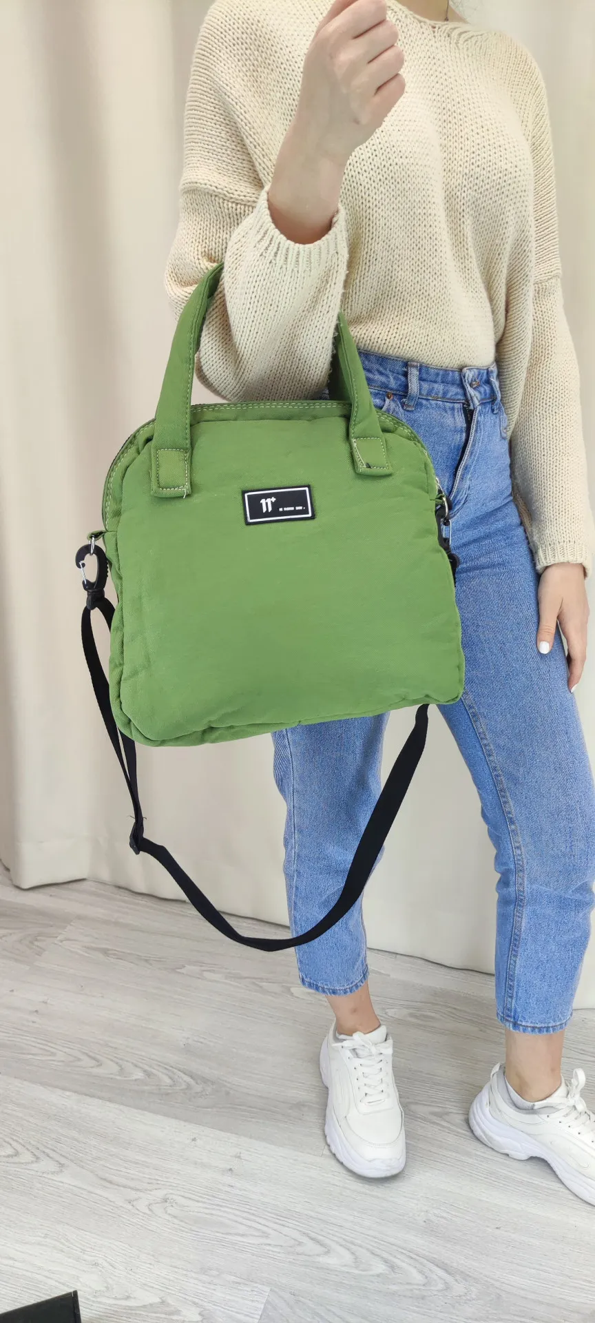 Женская сумка SHK Bag MYZTKST01 Зеленая#2