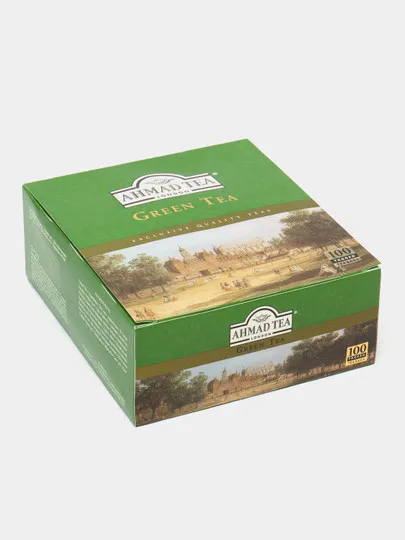 Чай зеленый Ahmad Tea в пакетиках, 100 х 2 гр#1
