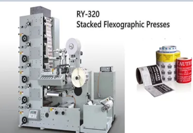 Флексографская печатная машина RY-320 с 6 цветами#1