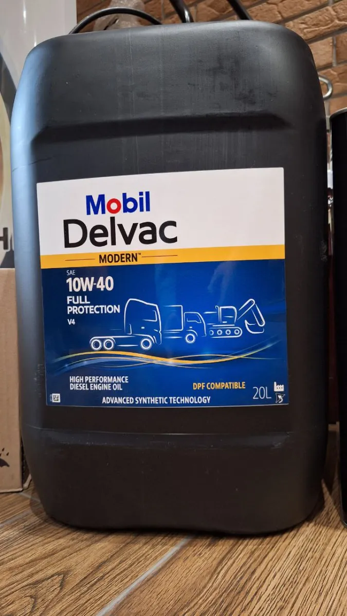 Моторное масло Mobil Delvac Modern 10W-40 Full Protection V4#1