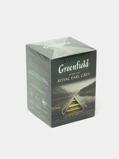 Черный чай Greenfield Royal Earl Grey, 2 г, 20 пирамидок#1