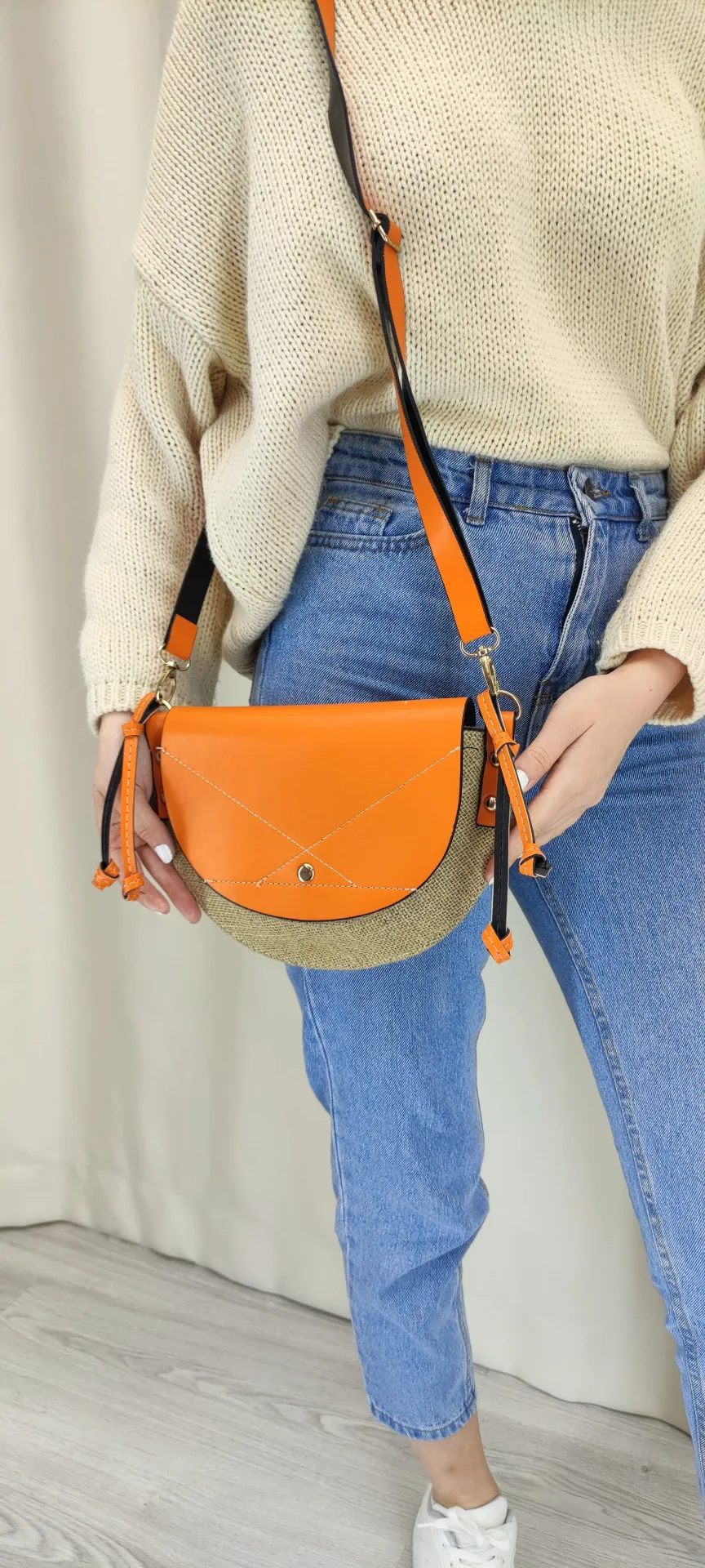 Женская сумка SHK Bag MYZ000OKN Оранжевая#1