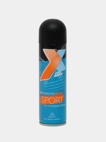 Дезодорант для тела X Style Sport, мужской, 145 мл#1