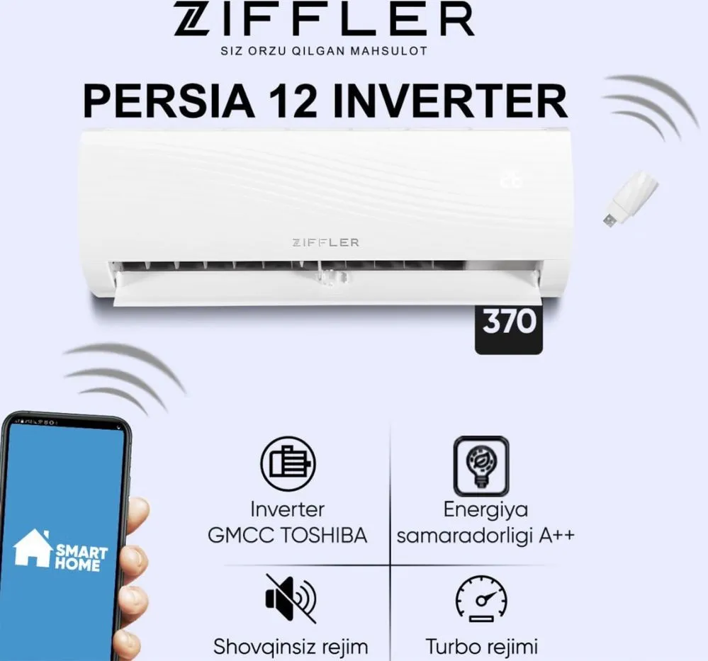Кондиционер Ziffler Persia 12 Inverter#1