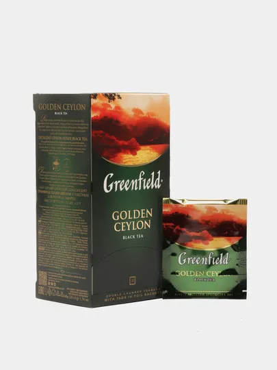 Чай чёрный Greenfield Golden ceylon, 2 гр, 25 шт#1