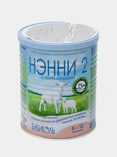 Сухая молочная смесь НЭННИ 2 на основе козьего молока с пребиотиками 6-12м 400 гр#1