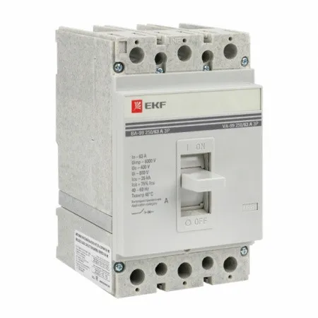 Автоматический выключатель ВА-99 250/ 80А 3P 35кА без коннекторов EKF PROxima#1