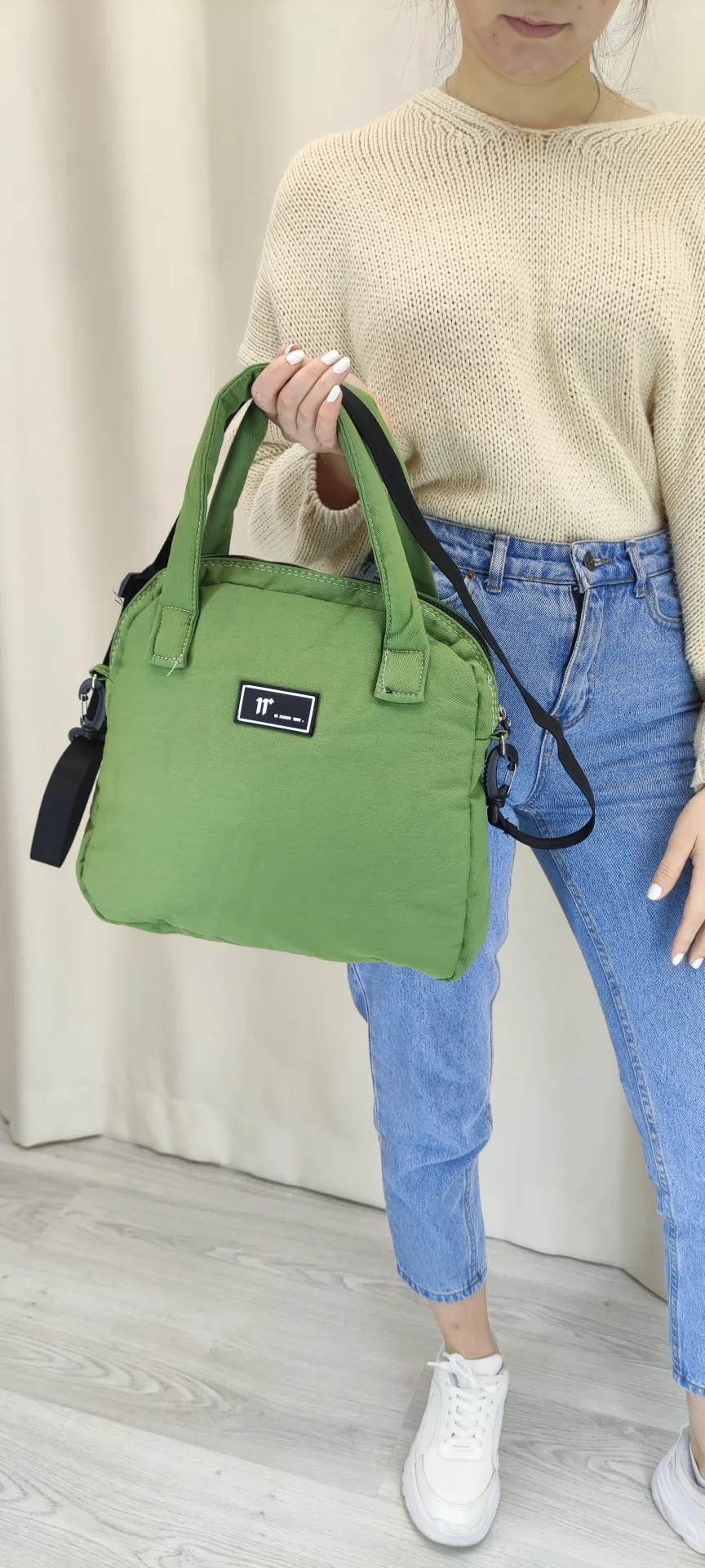 Женская сумка SHK Bag MYZTKST01 Зеленая#1