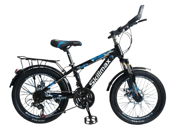 Велосипед Skillmax SK-005 20" (BLACK-BLUE) + велонабор в подарок #1