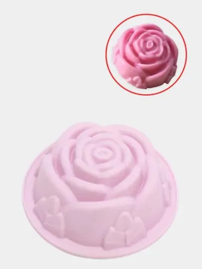 Силиконовая форма для изготовления мыла "Роза"#1