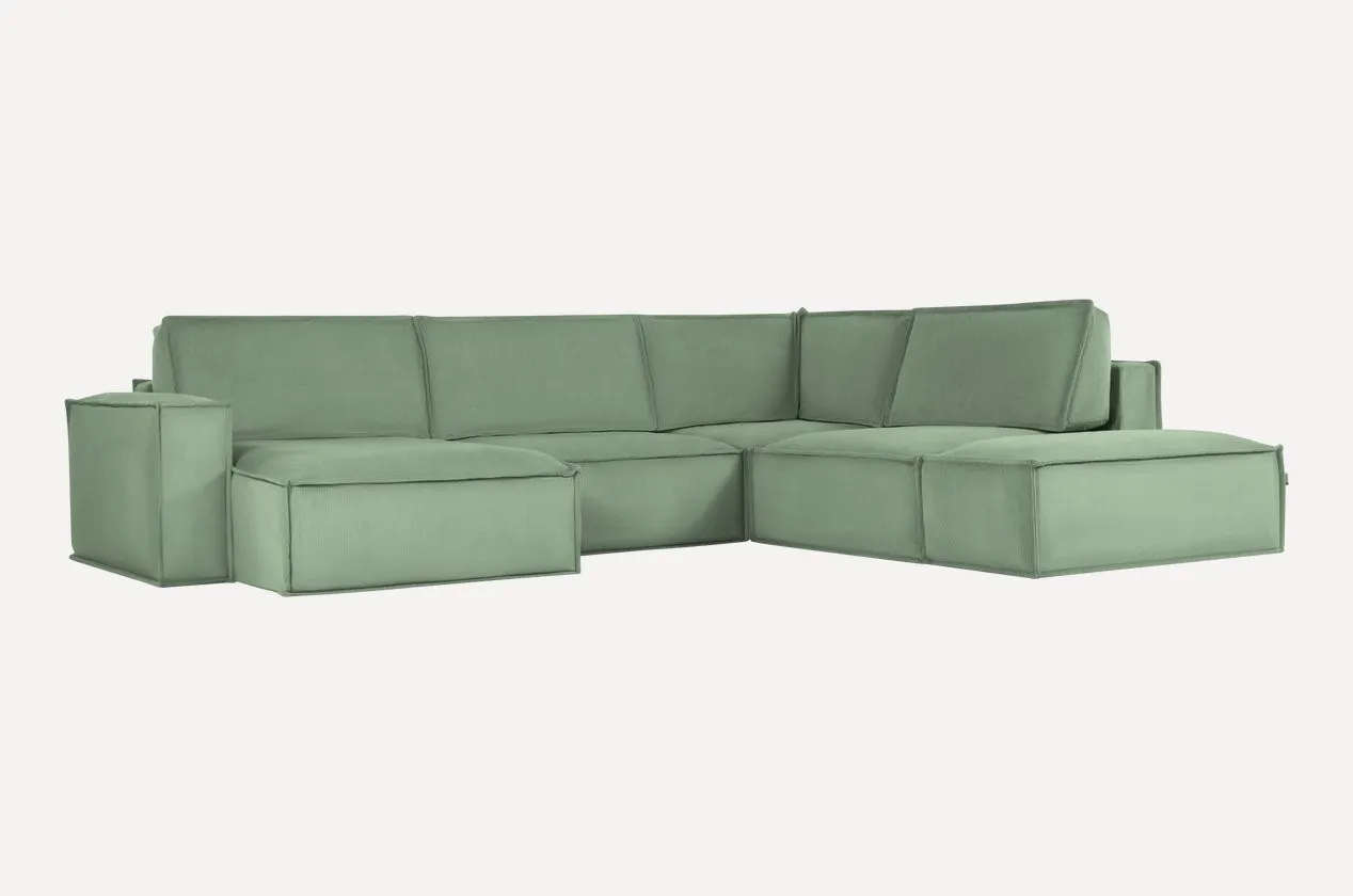 Модульный диван Этен 2 Vertical Mint#1