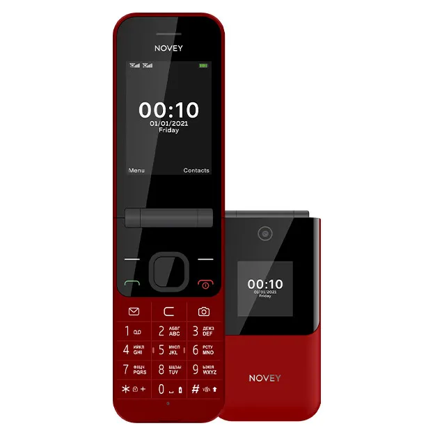 Telefon Novey X77 Red (1 oylik kafolat)#1