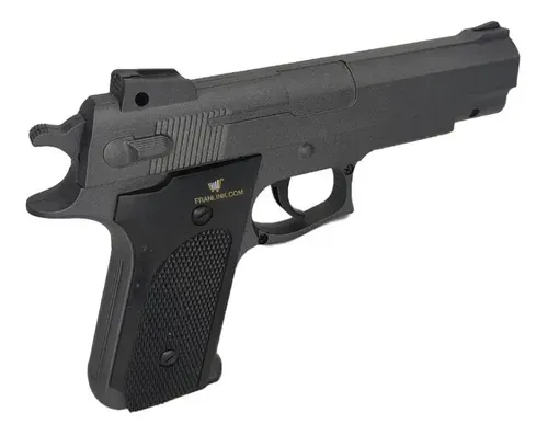 Детский пистолет air soft gun пневматический k-33a black#1