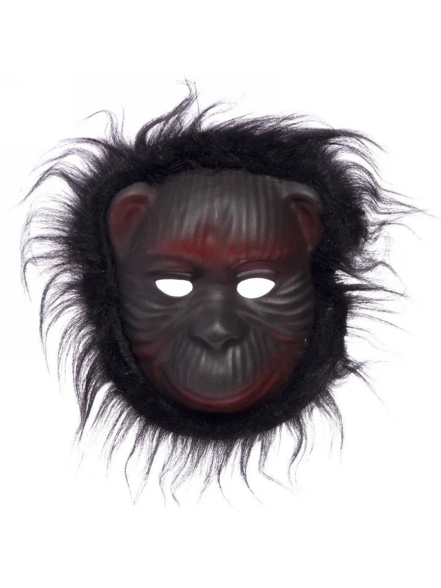 Карнавальная маска обезьяна с мехом a011 SHK Gift#1