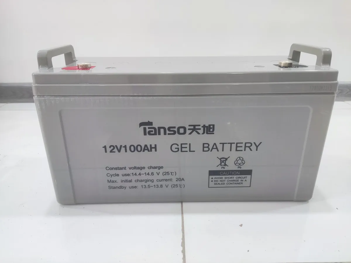 Гелевая аккумуляторная батарея TANSO, 12V 100Ah#1