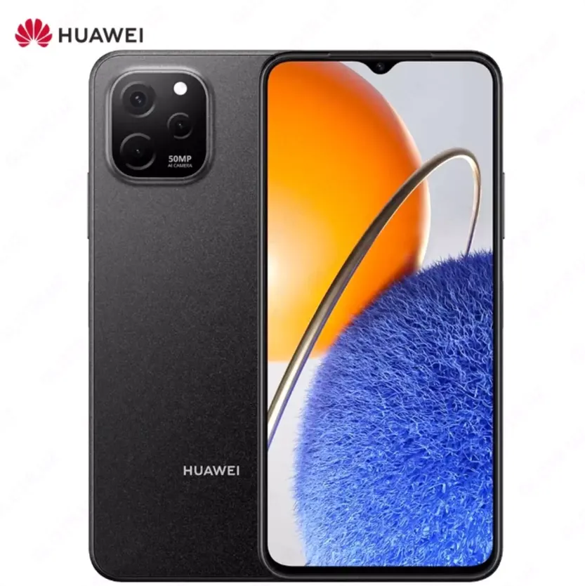Смартфон Huawei Nova Y61 6/64GB Полночный черный#1