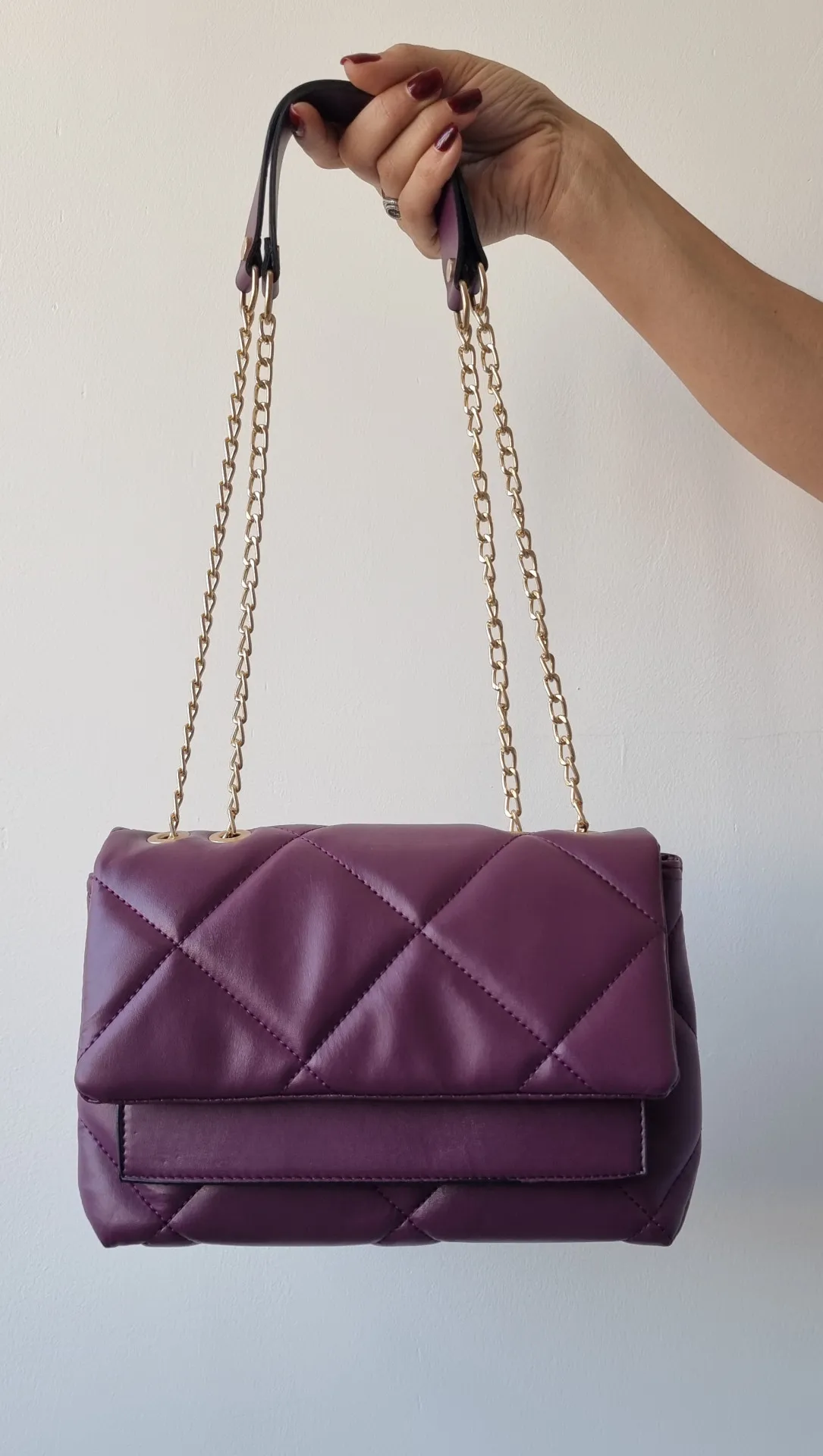 Женская сумка SHK Bag MEYZ02 Темно-фиолетовый#1