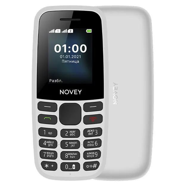 Telefon Novey 100 White (1 yil kafolat)#1