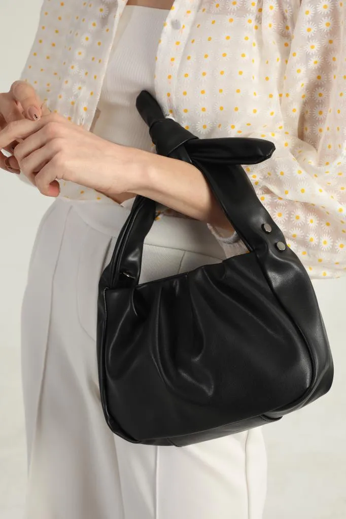 Женская сумка для рук и через плечо - черный shk bag#1