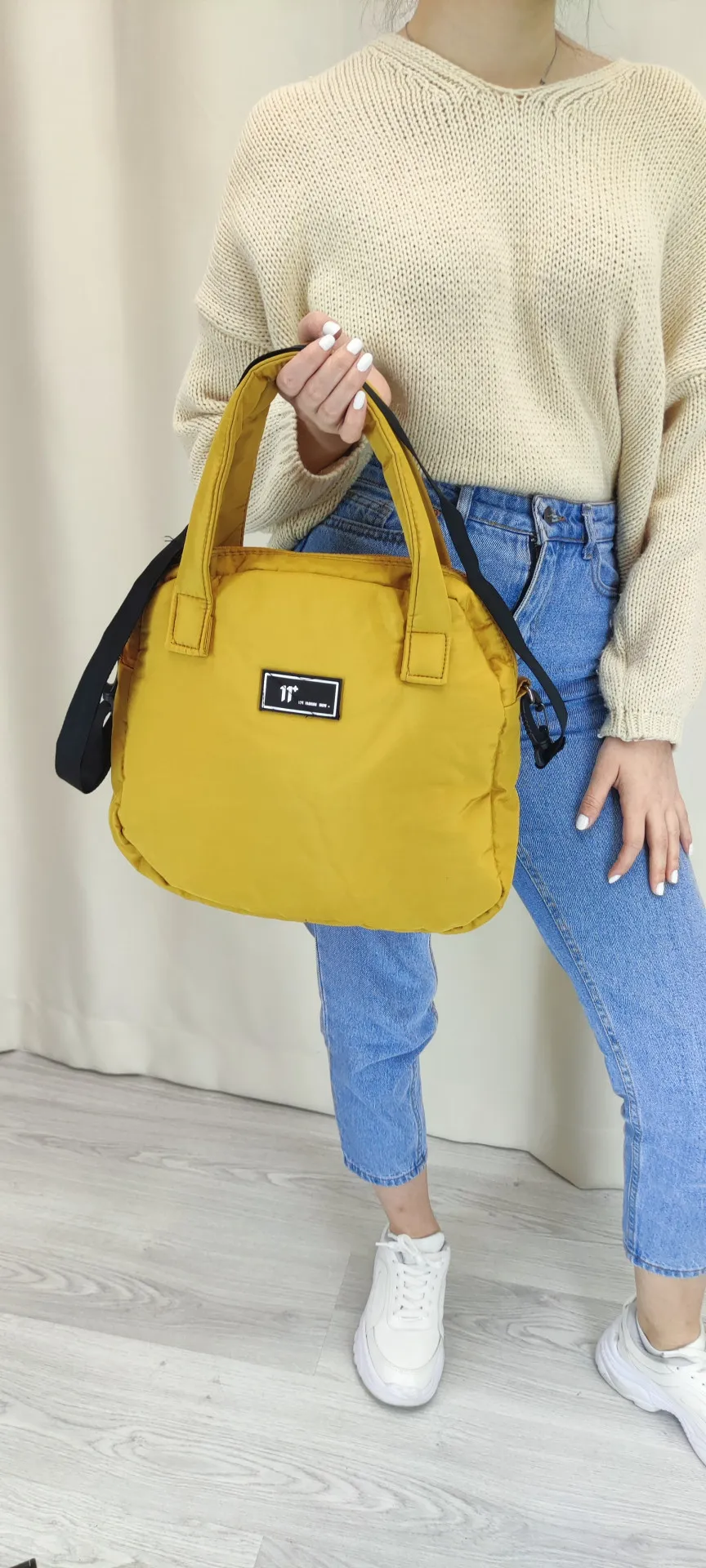 Женская сумка SHK Bag MYZTKST01 Желтая#1