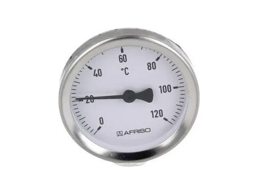Термометр биметаллический bith 63 0-120 c° afriso#1