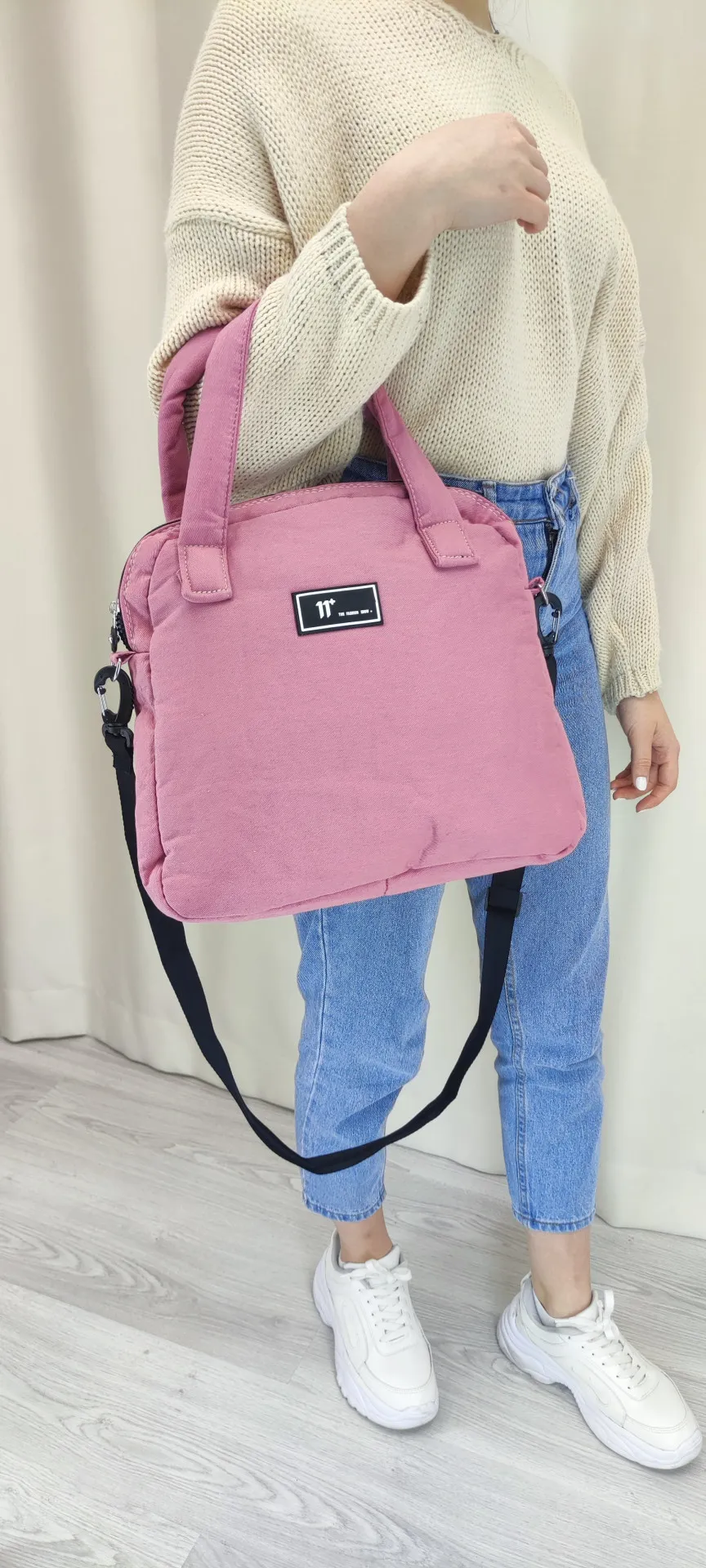 Женская сумка SHK Bag MYZTKST01 Пудровая#1