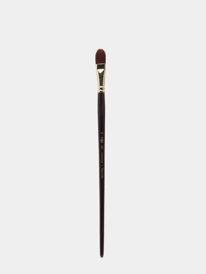 Кисть художественная Гамма №16 Вернисаж, плоскоовальная длинная ручка #1