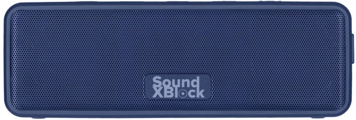 Portativ dinamik 2E SoundXBlock TWS MP3 simsiz suv o'tkazmaydigan ko'k#1