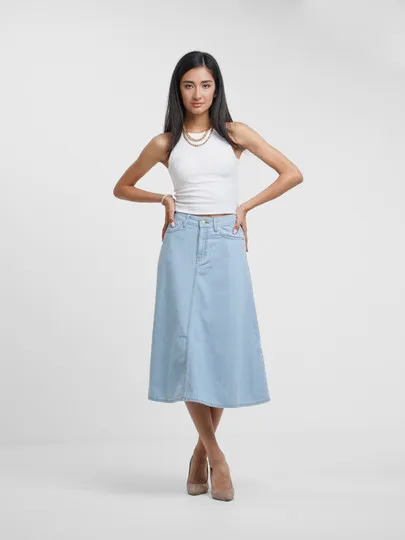 Женская юбка Light blue Skirt BJeans WK0578#1