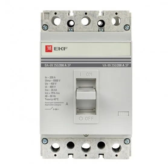 Выключатель автоматический ВА-99 250/160А 3P 35кА EKF PROxima#1