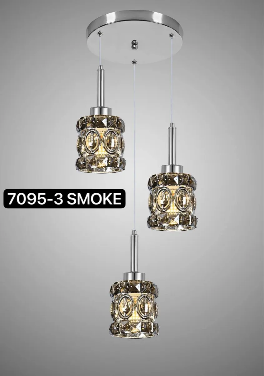 Diamond Lighting 7095-3 SMOKE#1
