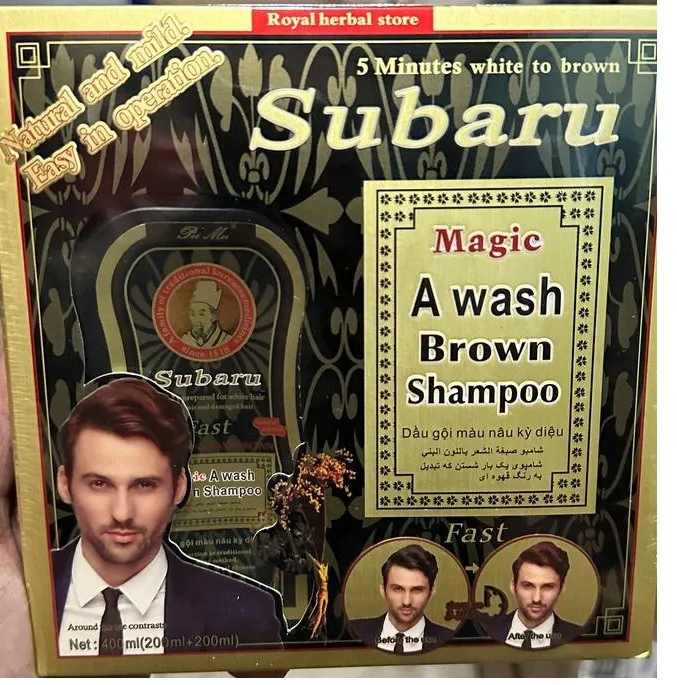 Subaru Magic shampun-soch rangi (brown)#1