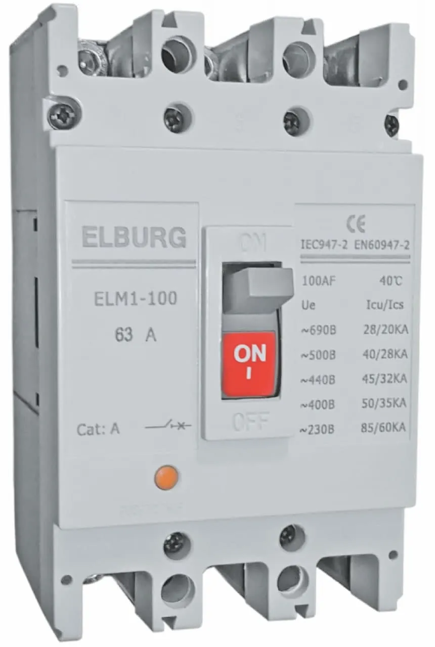 "ELBURG" Автоматический выключатель ELM2-100L 3п 63#1
