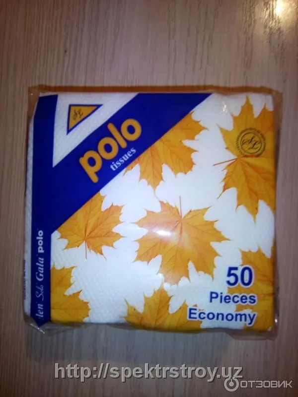 Салфетки бумажные Polo 50 шт#1