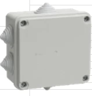 Коробка КМ41237 распаячная для о/п d75х40 мм IP44 (RAL7035, 4 гермоввода)(60шт)#1