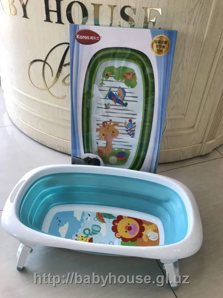 Складная ванночка для купания малышей#1