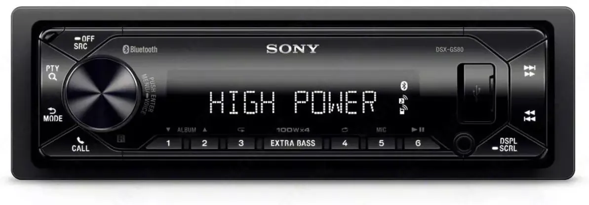Автомобильный медиа-ресивер SONY DSX-GS80 1 DIN 4x100 Вт, CD#1