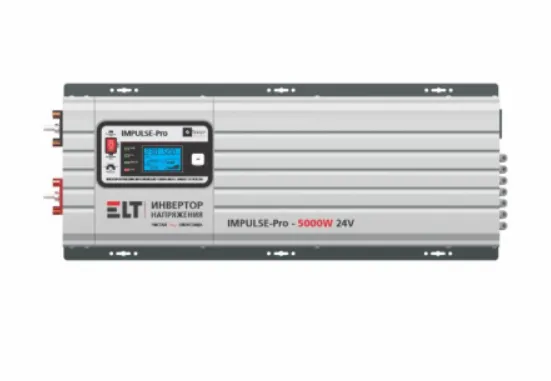Инвертор напряжения синусоидальный, универсальное зарядное устройство ELT серии  IMPULSE-Pro - 5000W 24V#1