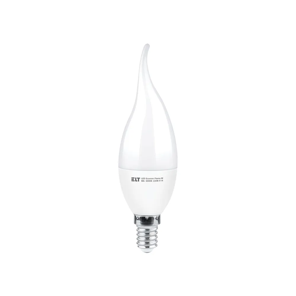 Светодиодная лампа LED Econom Flame-M 6W E14 4000K ELT#1