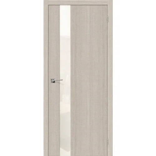 Межкомнатная дверь Порта-51 Cappuccino Crosscut White Pearl#1