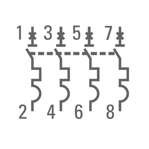 Автоматический выключатель 4P 32А (C) 4,5kA ВА 47-63 EKF#3