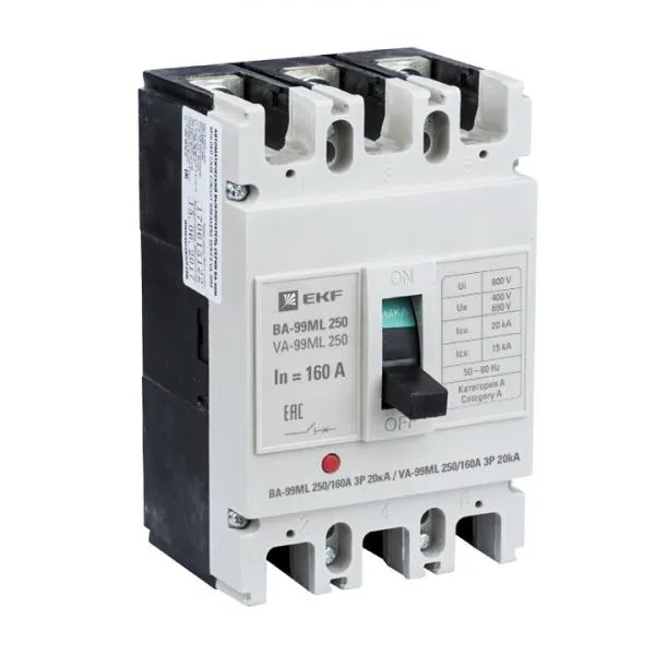 Автоматический выключатель ВА-99МL 250/160А 3P 20кА EKF#1