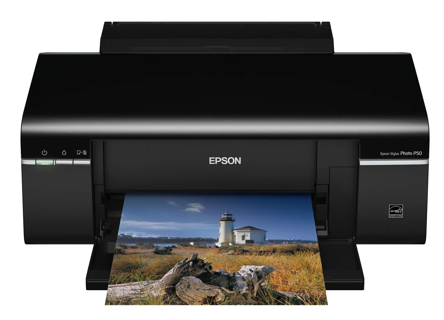 Принтер Epson STYLUS Photo P50 (A4, 37 стр / мин, 5760 dpi, 6 красок, USB2.0, печать на CD / DVD)#1