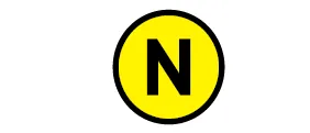Наклейка «N» EKF PROxima#1