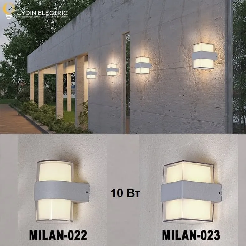 Водонепроницаемый настенный светильник "MILAN-023" 10Вт#1