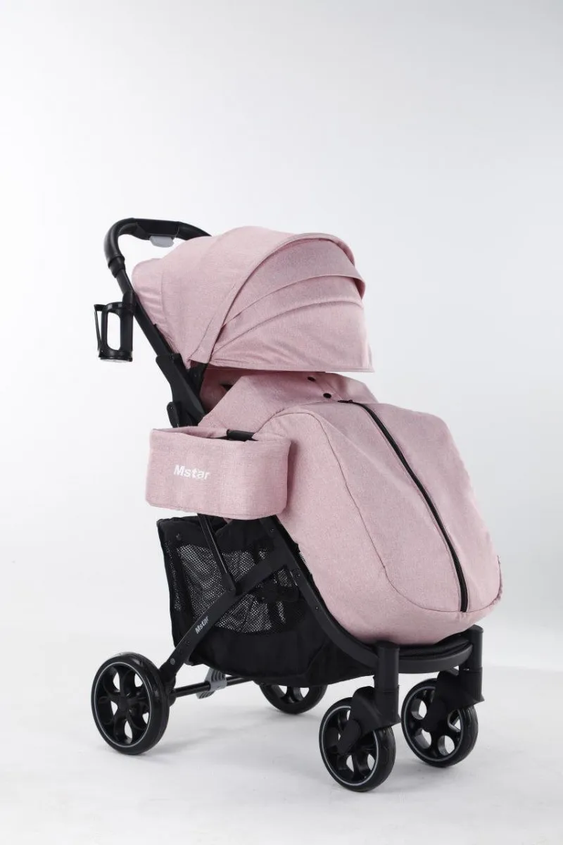 Легкая складная портативная детская коляска m301 beige#1