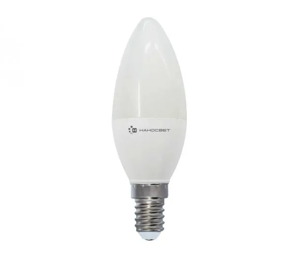 Светодиодная лампа LED Econom Flame-M 6W E14 6000K#7