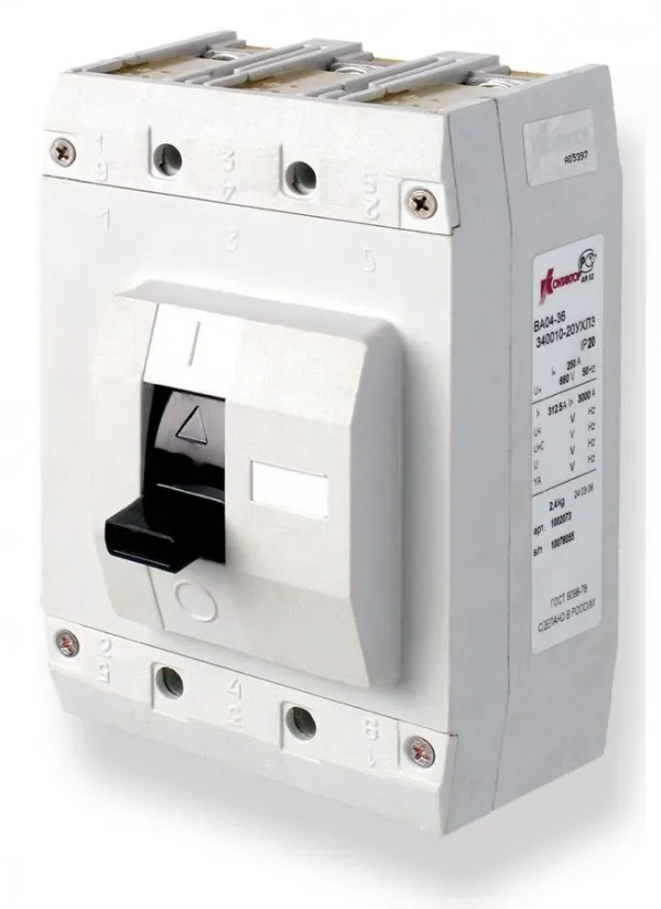 Автоматический выключатель YCM1-400L 3P (315A-400A)#5